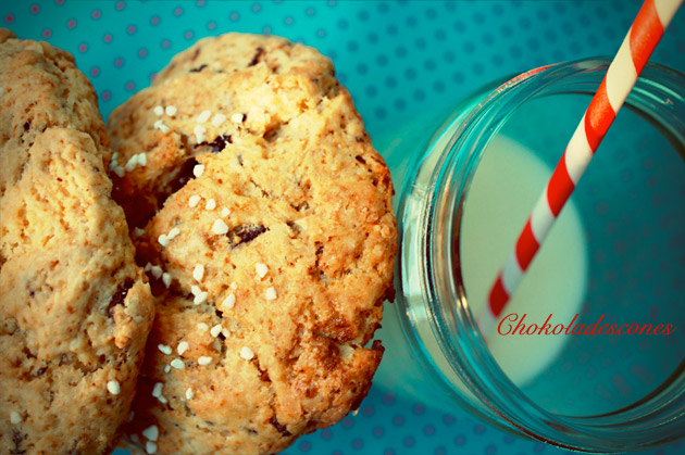 Chokoladescones med mælk