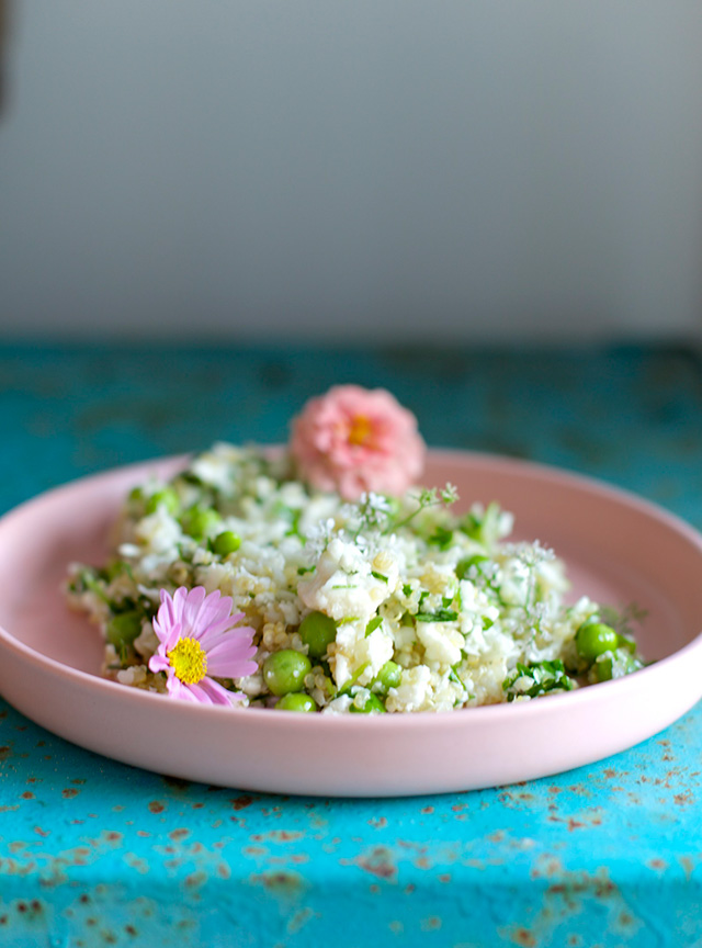 Salat med blomkål