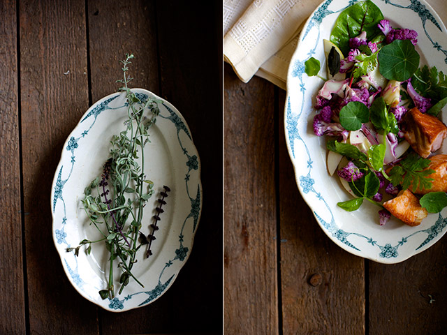 laksesalat med blomkål