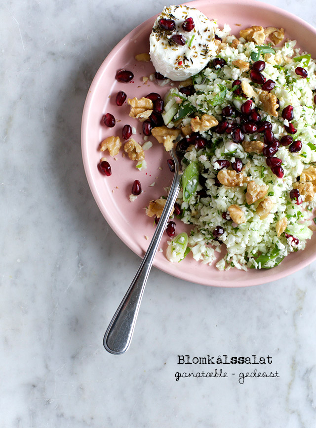 Salat med blomkål