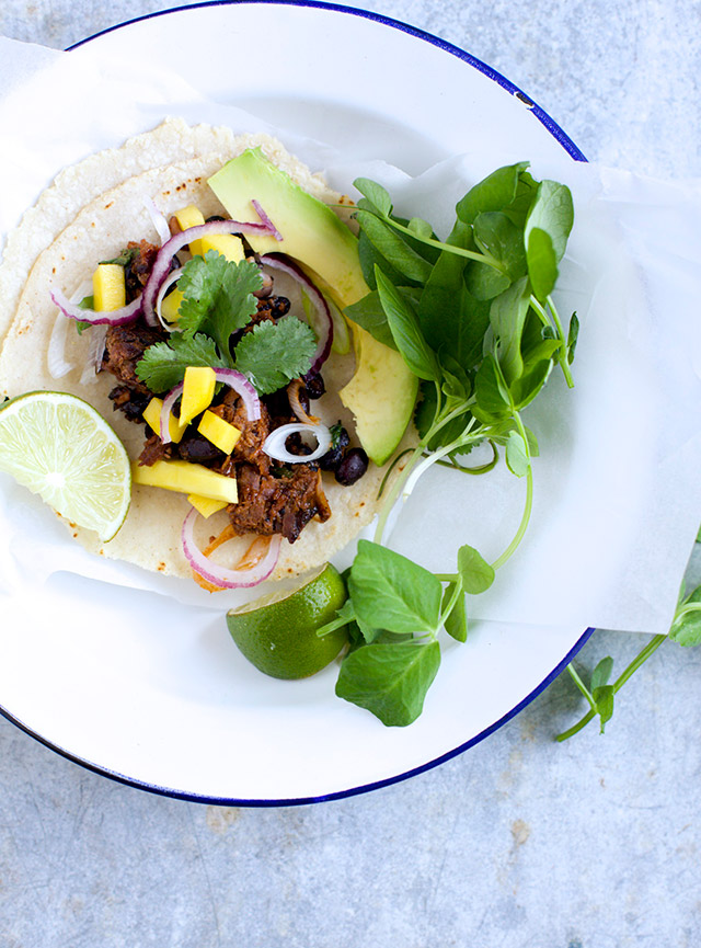 tacos med oksekød