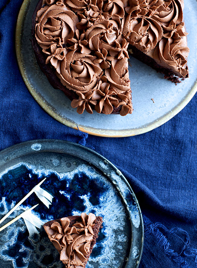 Glutenfri chokoladekage lækker chokoladebrownie the food club