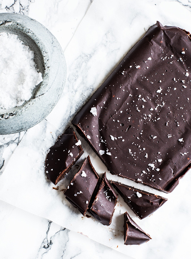 Chokolade med havsalt