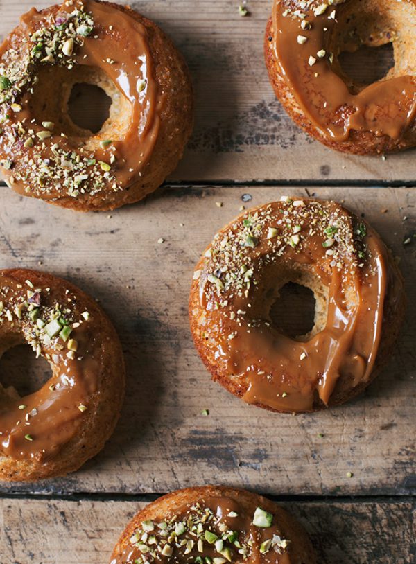 Bagte donuts Hjemmelavet karamel The Food Club